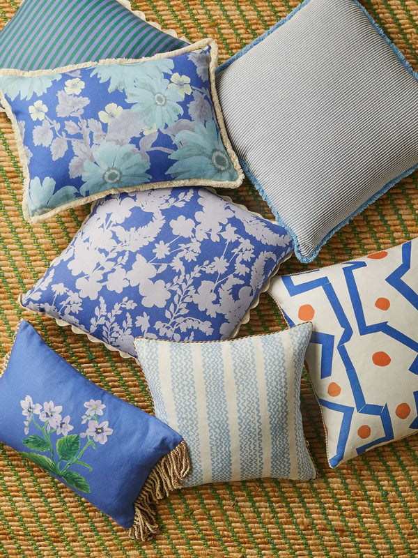 Nile Blue 60cm Cotton Cushion