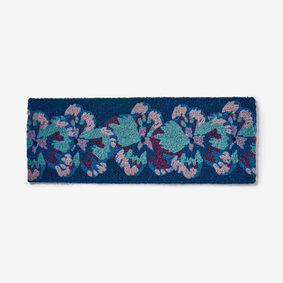 Pansy Blue Long Door Mat