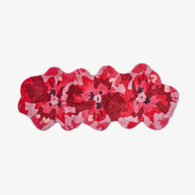 Pansy Pink Long Bath Mat