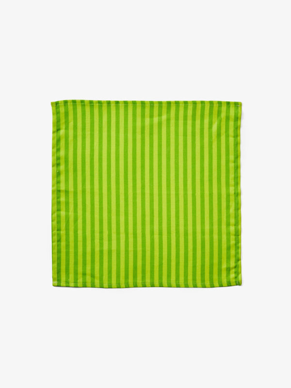 Pinstripe Lime Napkins (set of 4)