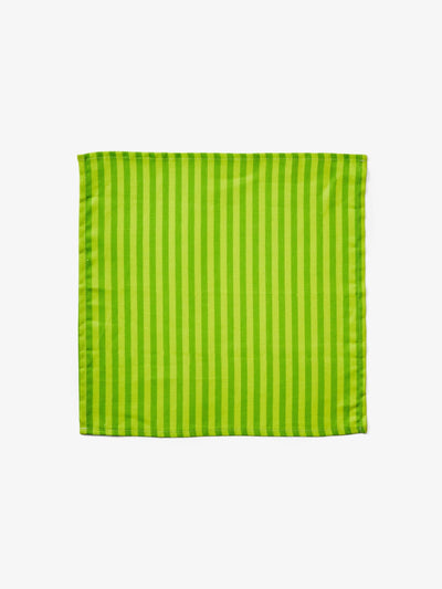 Pinstripe Lime Napkins (set of 4)