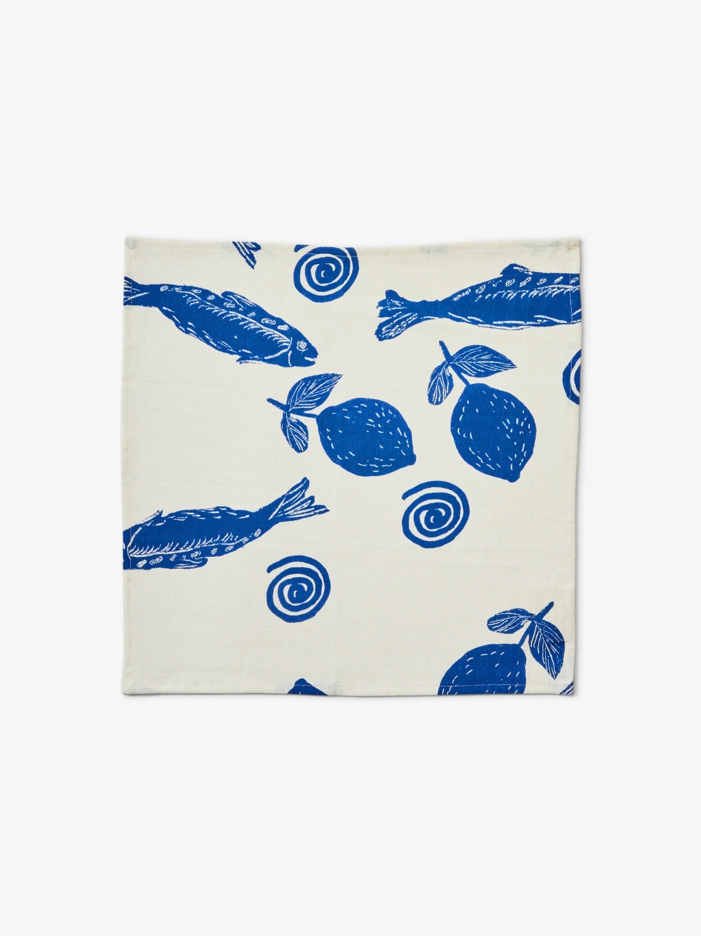 Sardines Blue Napkins (set of 4)