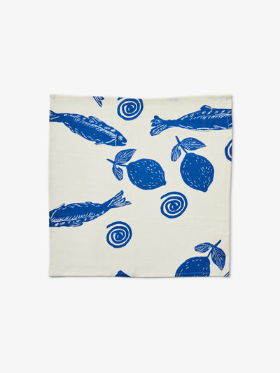 Sardines Blue Napkins (set of 4)
