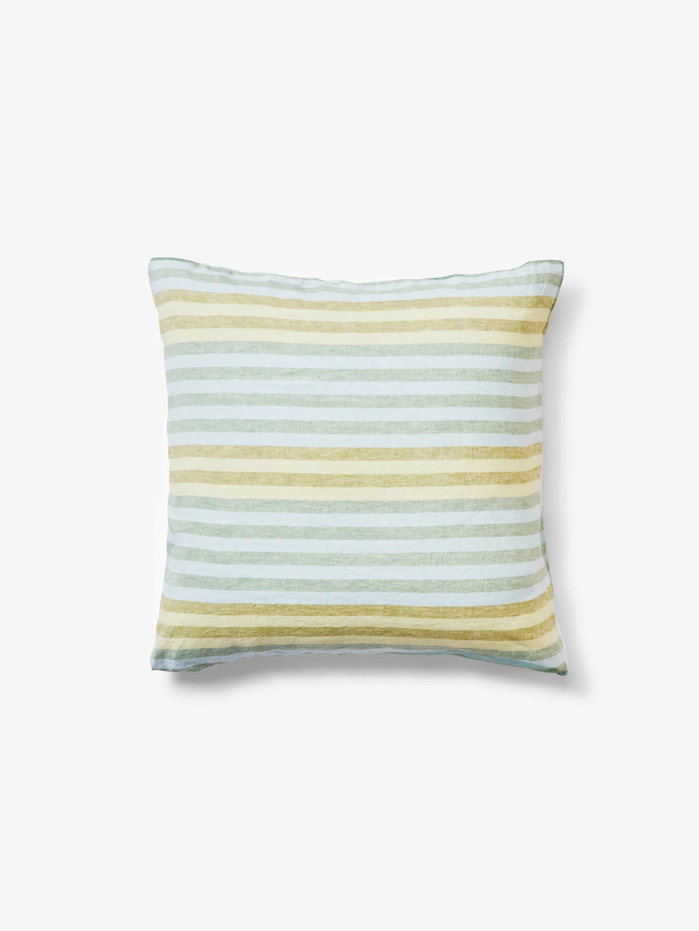 Stripe Blue Green Linen Pillowcases- European
