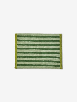 Stripe Reversible Khaki Bath Mat