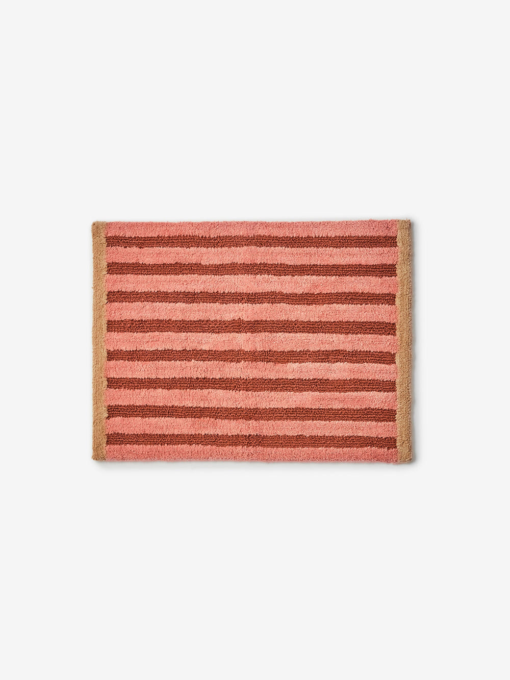 Stripe Reversible Terracotta Bath Mat