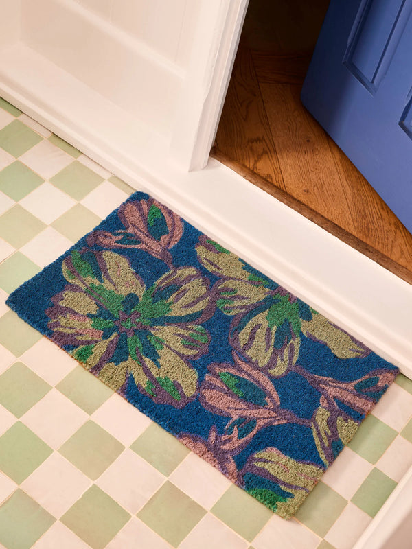 Tulip Blue Doormat