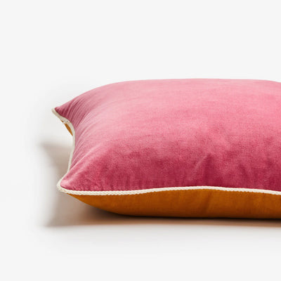 Velvet Pink Tan 50x50cm Cushion