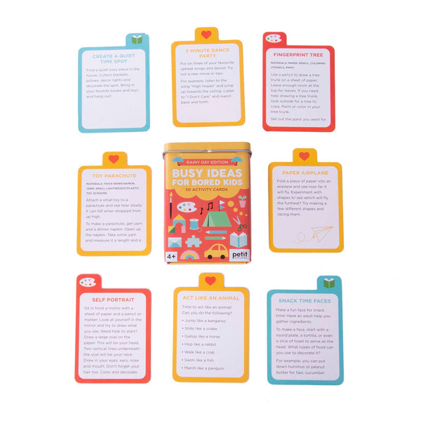 Busy Ideas For Bored Kids - Rainy Day Edition