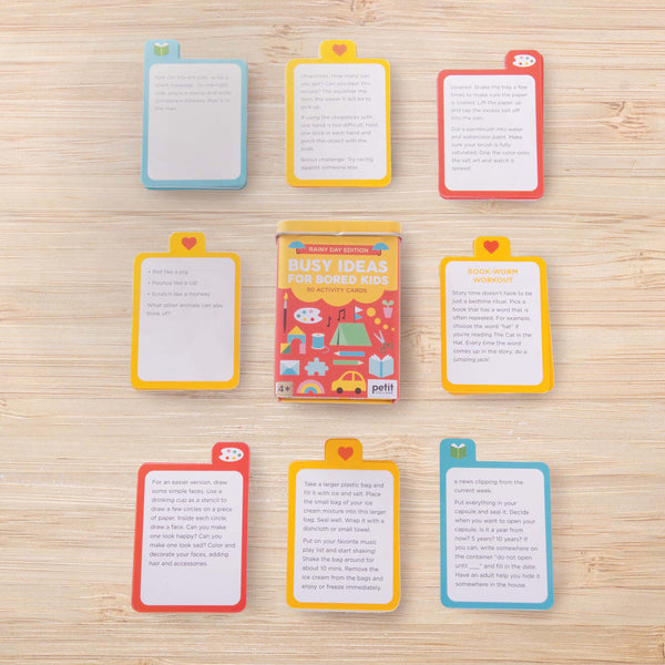 Busy Ideas For Bored Kids - Rainy Day Edition