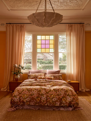 bonnie-neil-buttercup-rust-quilt-cover