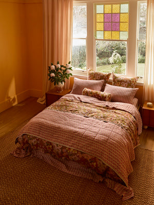 bonnie-neil-buttercup-rust-petit-madeline-pink-quilted-throw