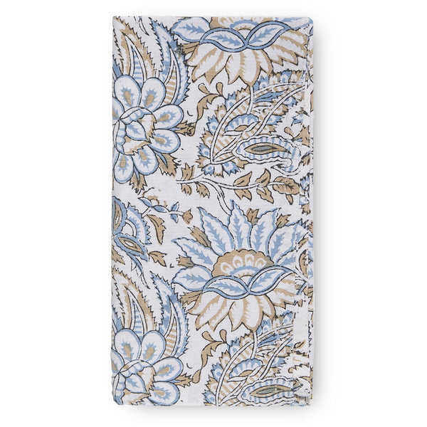 canvas and sasson folded bromley 4 set napkin in cornflower design