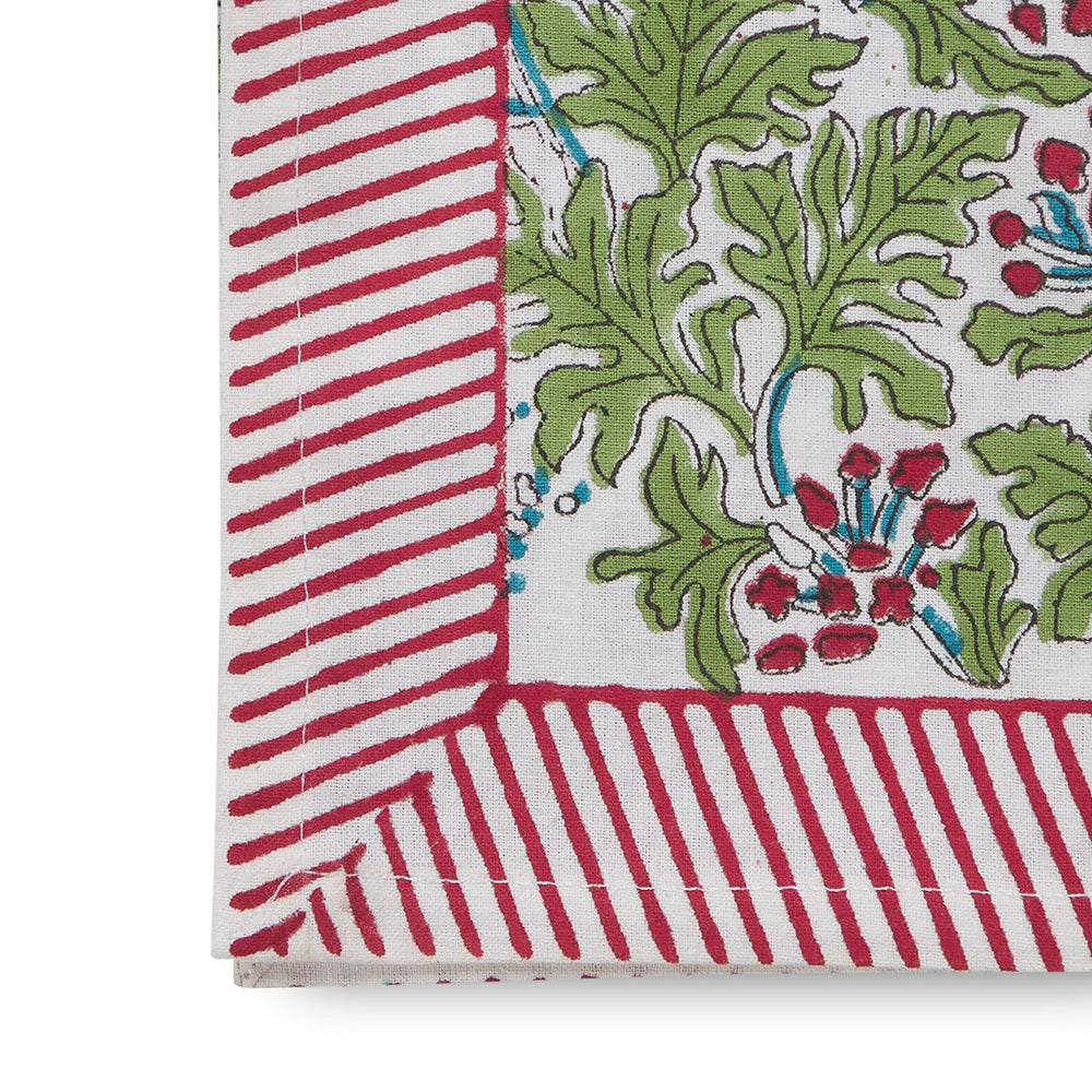 folded canvas and sasson tableau joy napkin set of 4