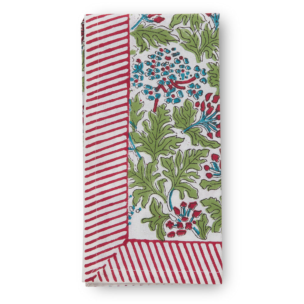 folded canvas and sasson tableau joy napkin set of 4