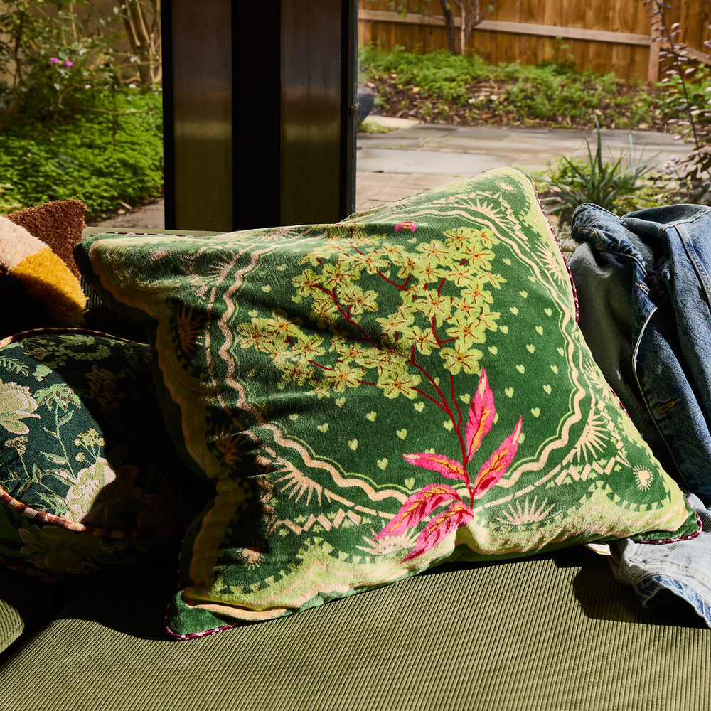 sage-x-clare-marnie-velvet-cushion-hunter-green-feather-insert