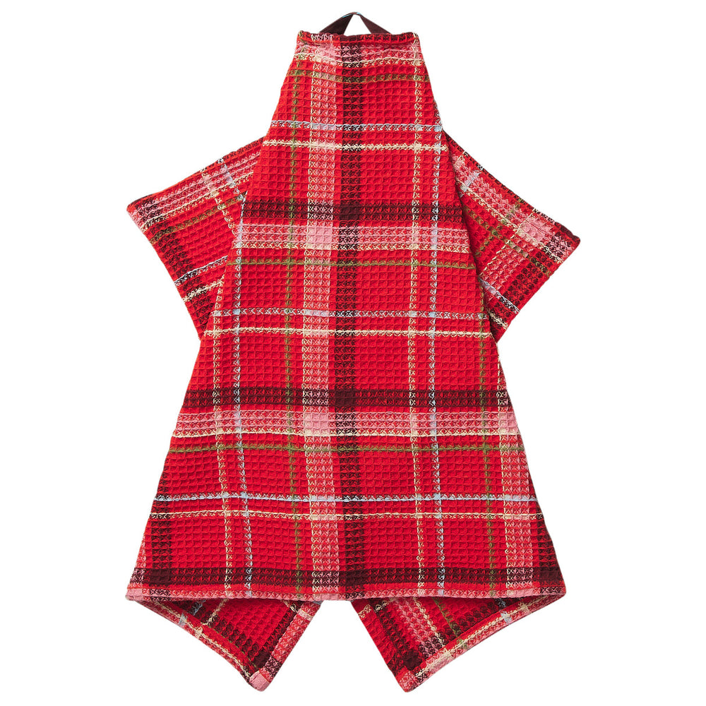 sage-and-clare-frances-waffle-tea-towel-poppy