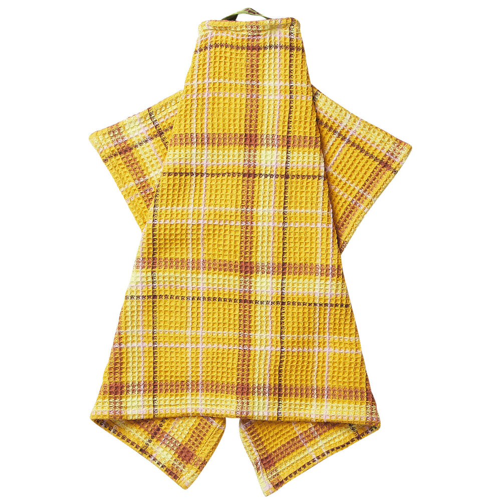 sage-and-clare-frances-waffle-tea-towel-ochre