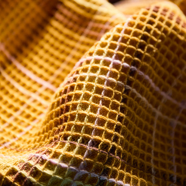 sage-and-clare-frances-waffle-tea-towel-ochre