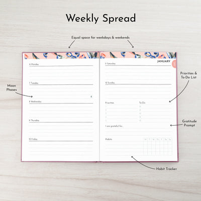 Earth Greetings 2025 Planner - Dusk