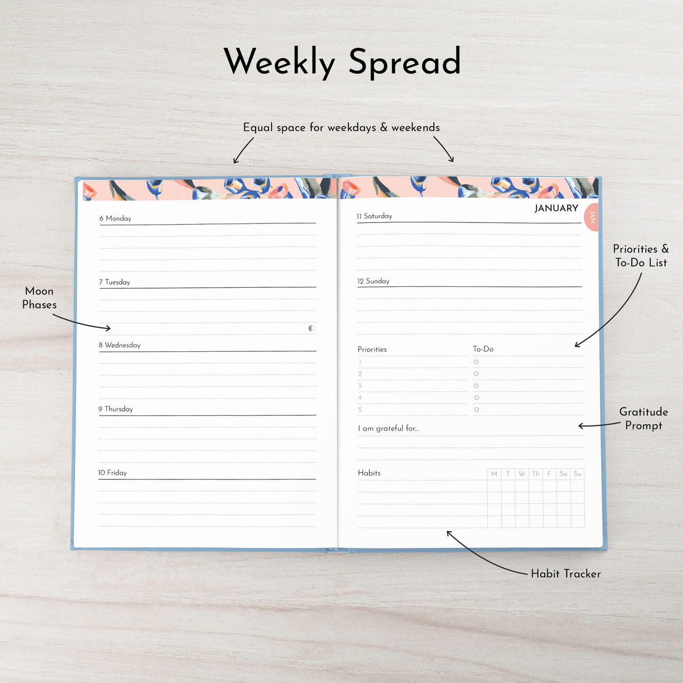 Earth Greetings 2025 Planner - Ocean