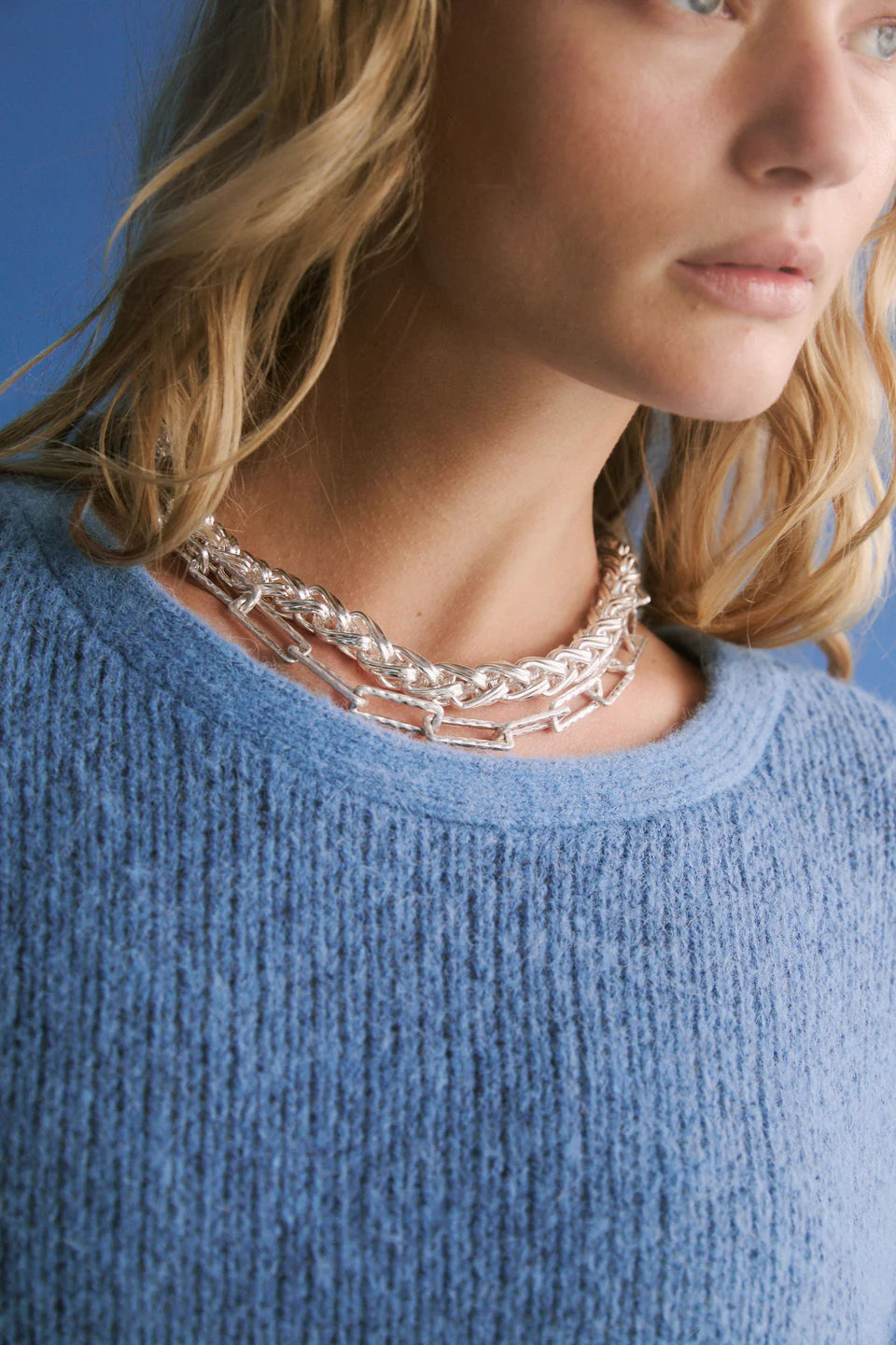 Agna Luna Sweater - Chambray