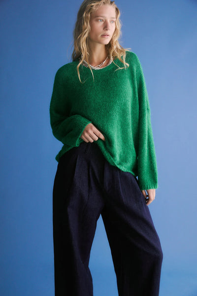 Agna Luna Sweater - Milan Green