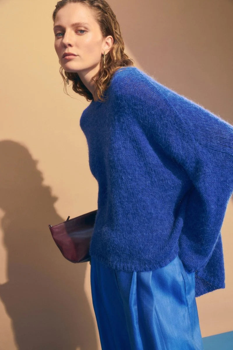Agna Sweater - Deep Cobalt