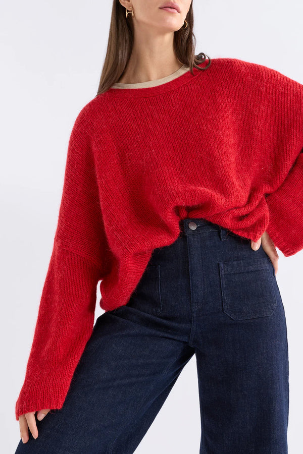 Agna Sweater - Flame Red