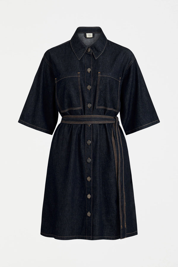 Denym Pocket Dress - Authentic Blue Wash