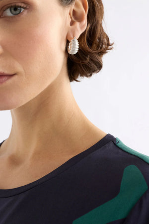 Ellin Hoop Earring - Silver