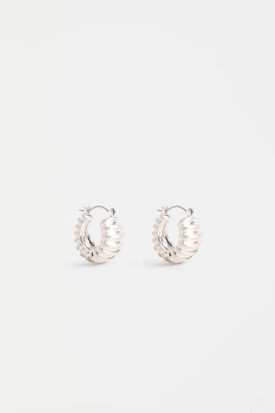 Ellin Hoop Earring - Silver