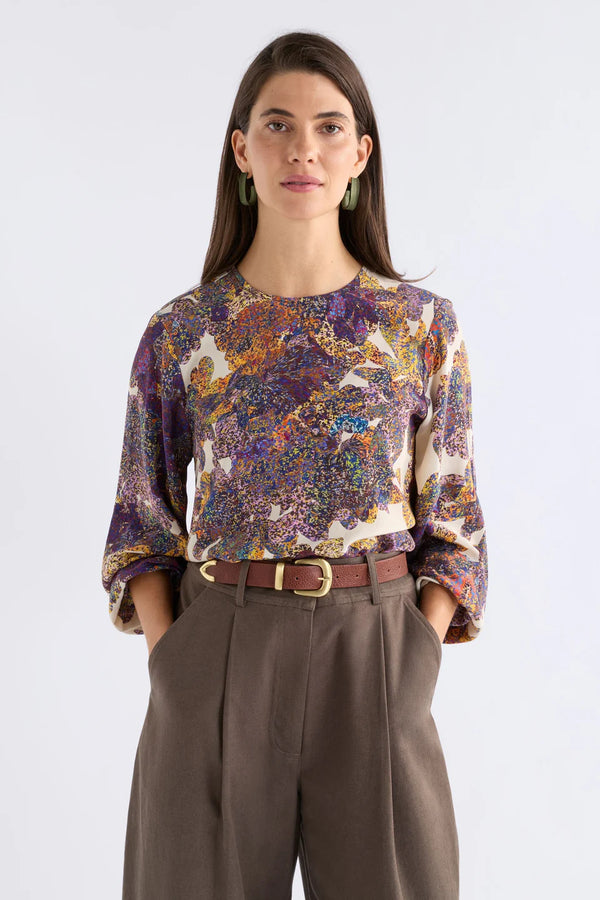 Elsen Top - Lantis Print