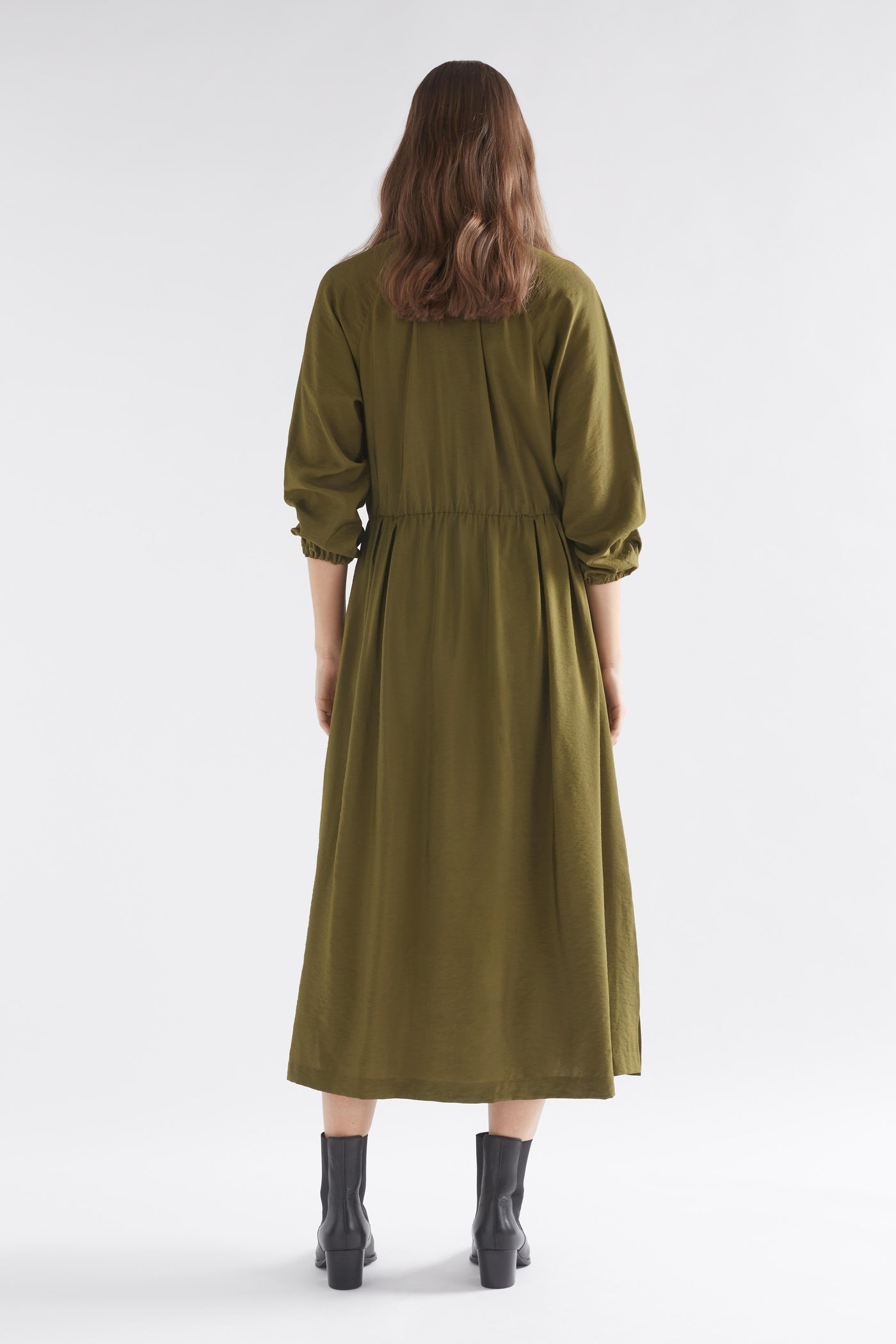 Etne Dress - Dark Olive