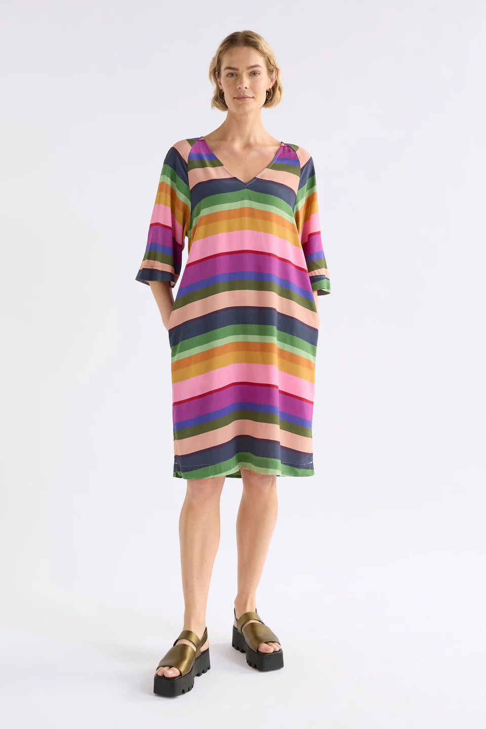 Foljer Dress - Lysbro Print