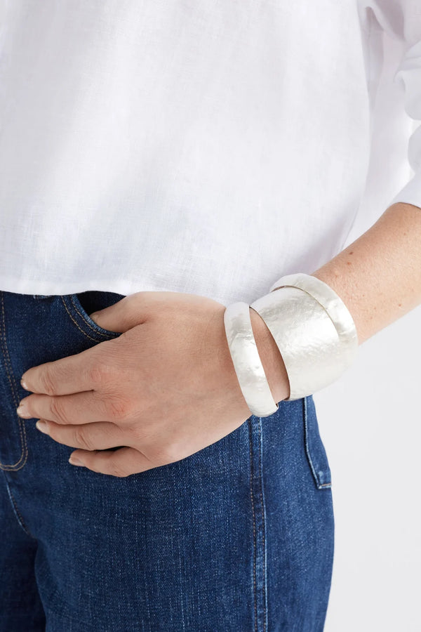 Gild Thin Cuff - Silver