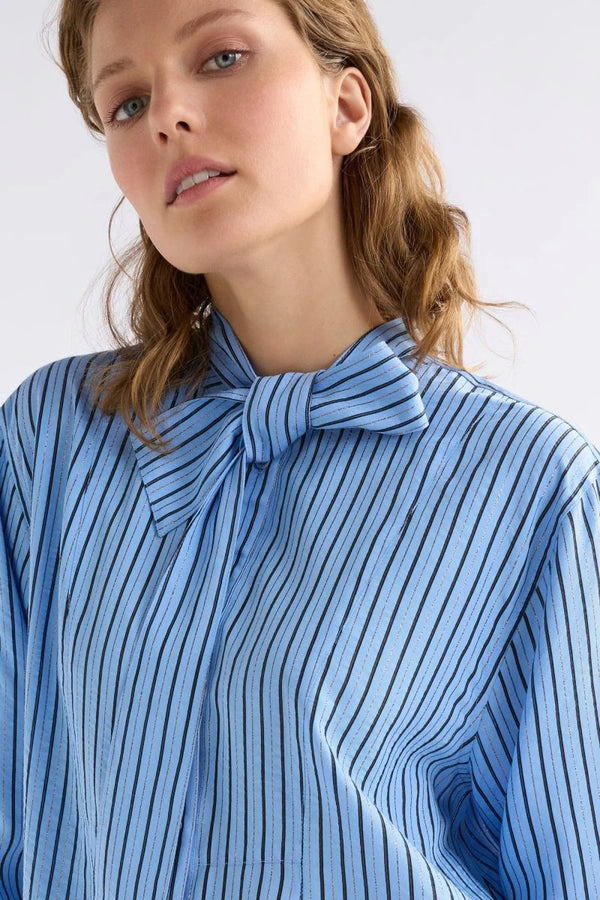 Heidi Shirt - Chambray Stripe
