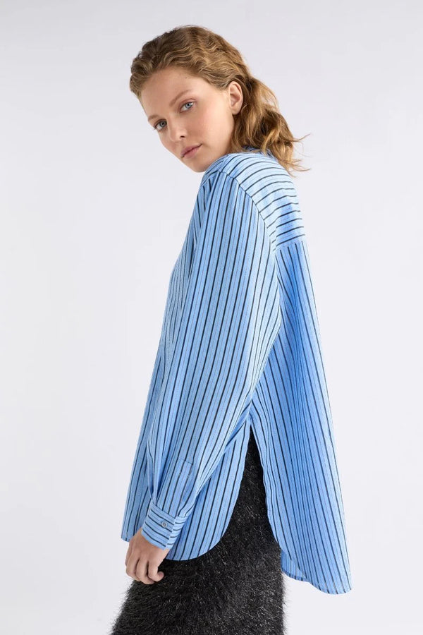 Heidi Shirt - Chambray Stripe