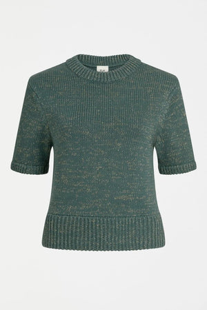 Luft Lurex Top - Sage/Gold