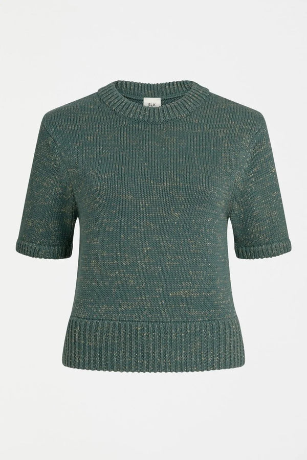 Luft Lurex Top - Sage/Gold