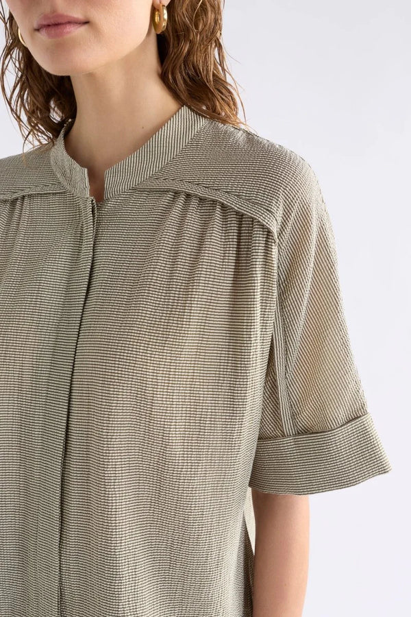 Porta Shirt - Olive Stripe