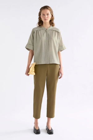 Porta Shirt - Olive Stripe