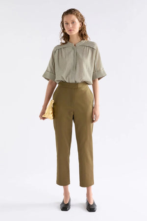 Porta Shirt - Olive Stripe