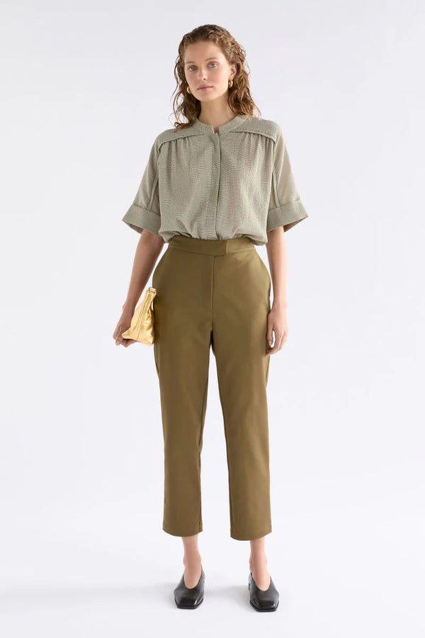 Porta Shirt - Olive Stripe