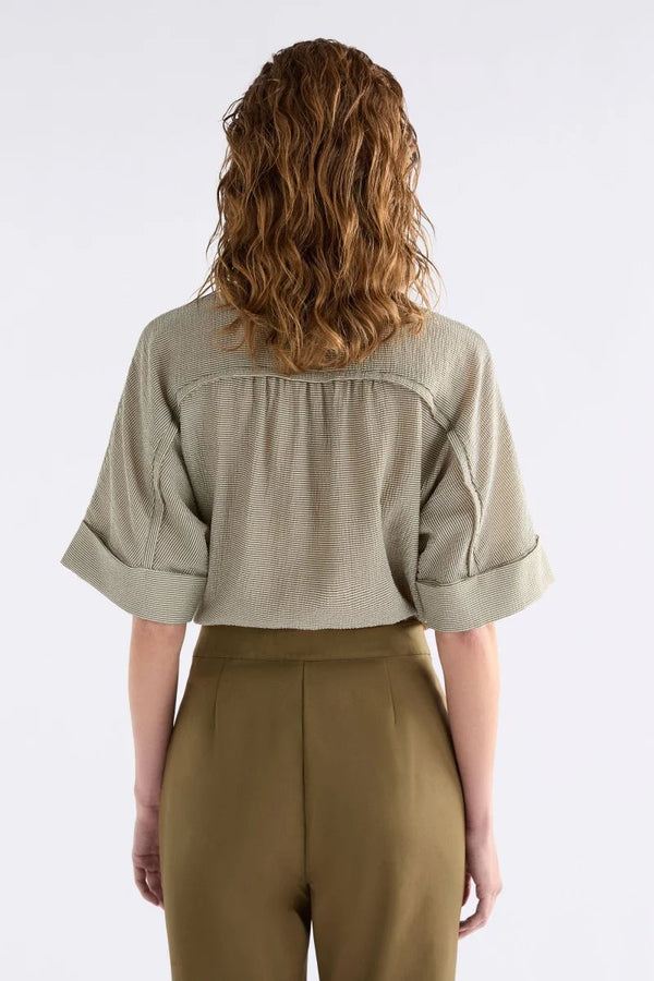 Porta Shirt - Olive Stripe