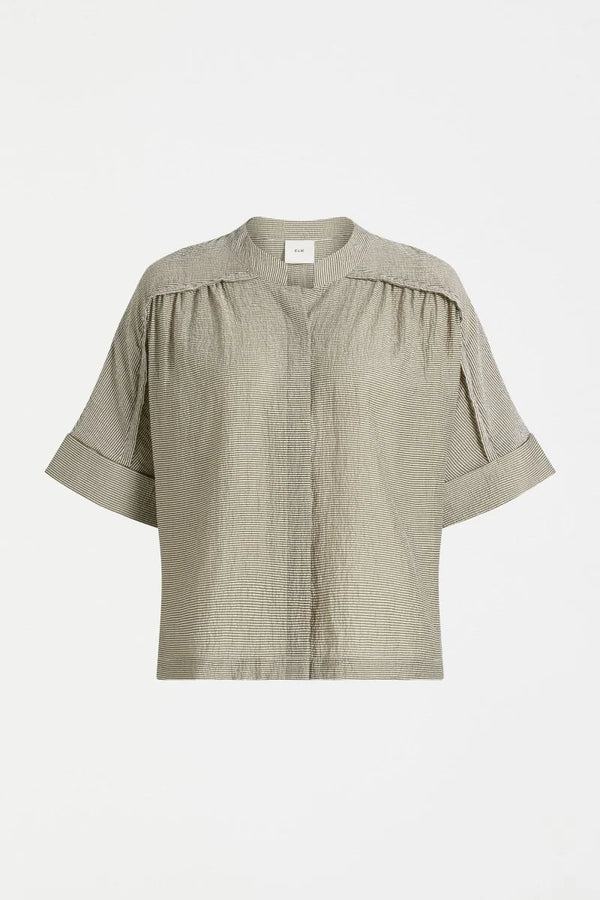 Porta Shirt - Olive Stripe