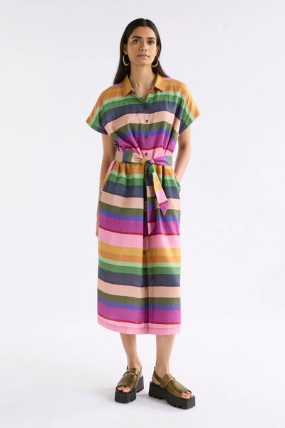 Tilko Shirt Dress - Lysbro Print