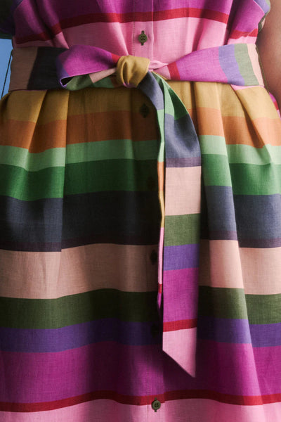 Tilko Shirt Dress - Lysbro Print