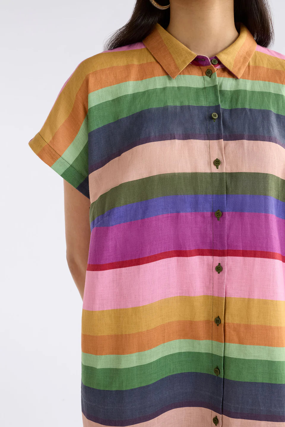 Tilko Shirt Dress - Lysbro Print