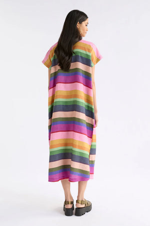 Tilko Shirt Dress - Lysbro Print